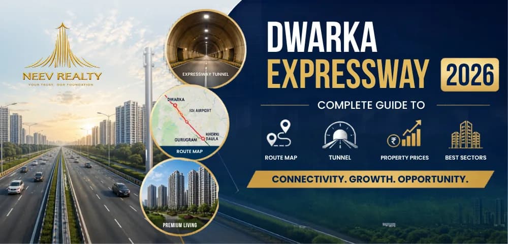 Dwarka Expressway 2026: Complete Guide to Route Map, Tunnel, Property Prices & Best Sectors