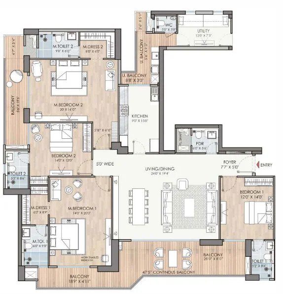 4 BHK